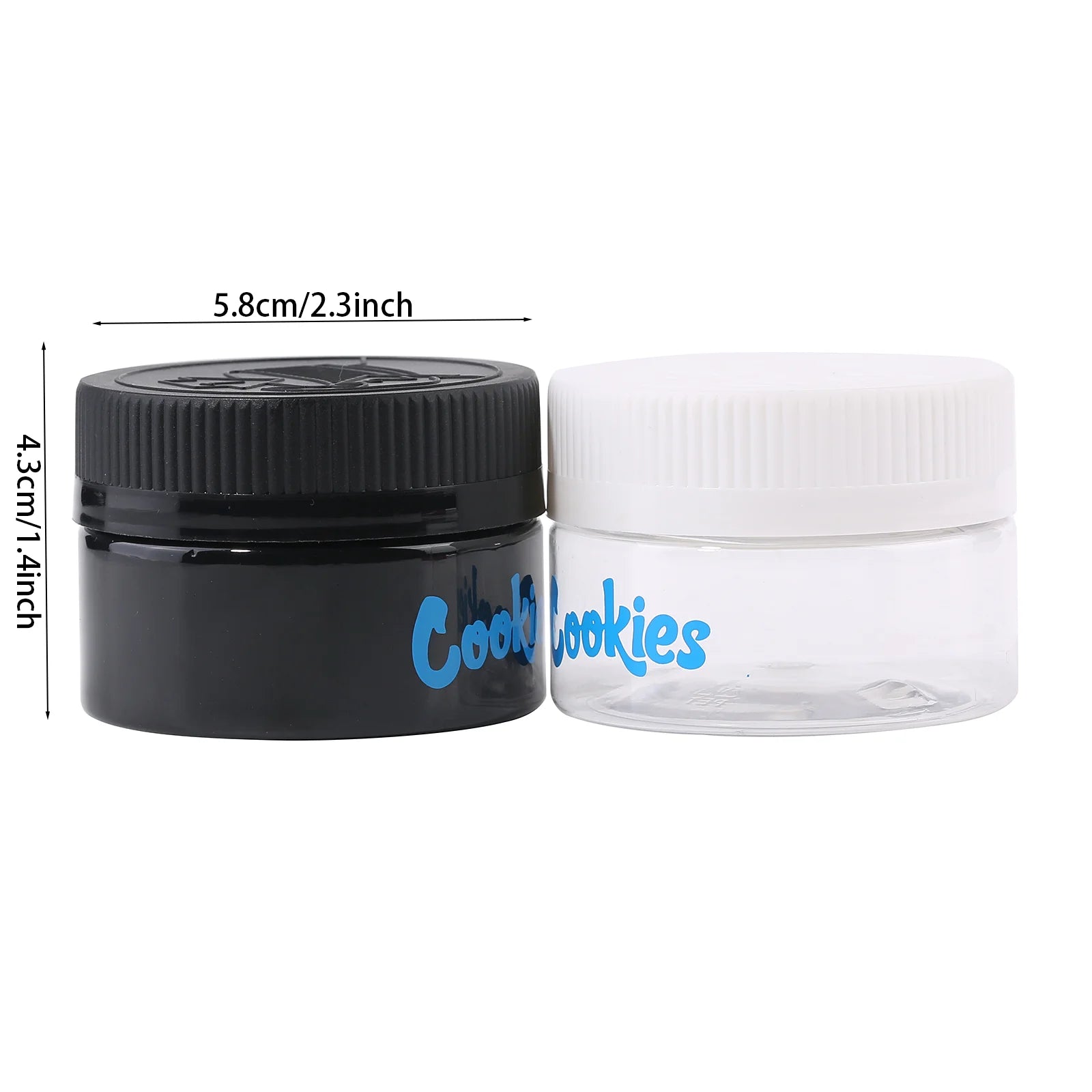 2 Pieces Concentrate Storage Stash Jar Water Proof, Smell Proof