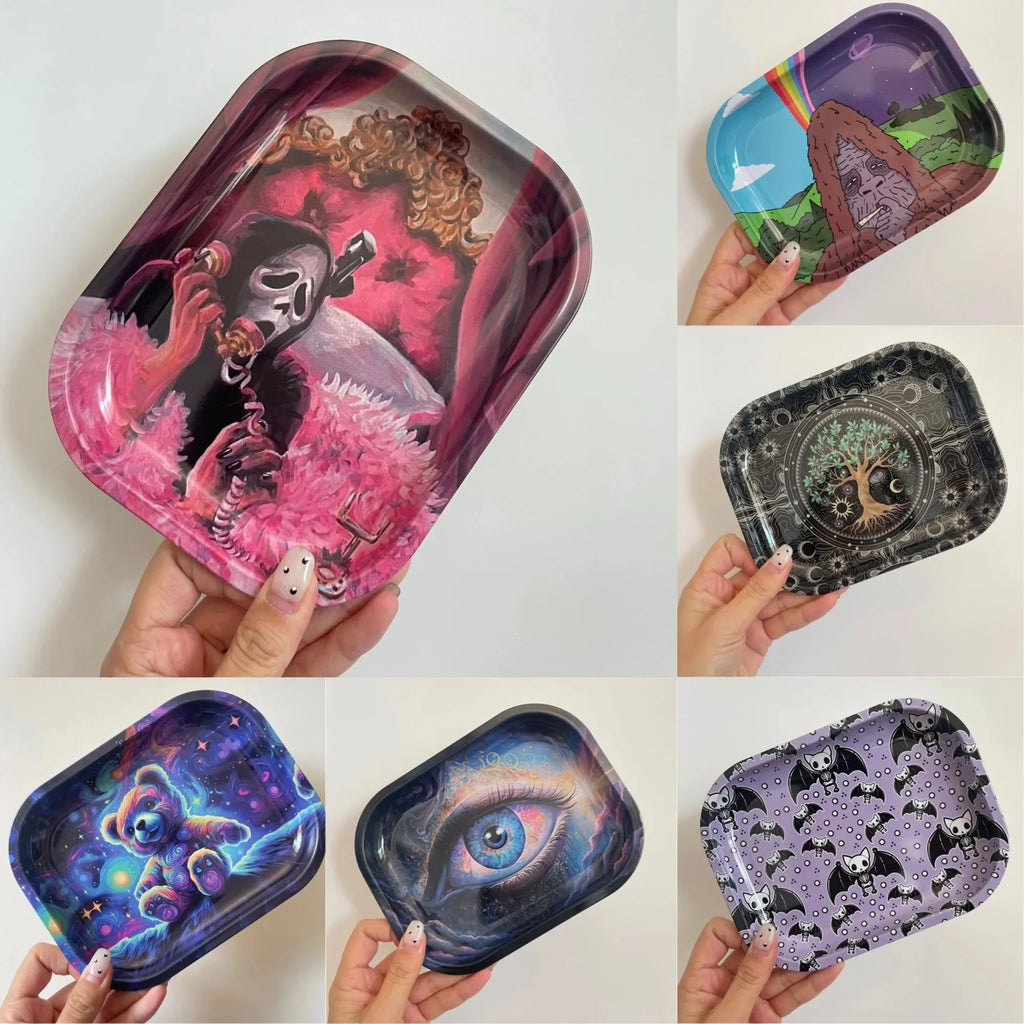 7x5.5inch Rolling Tray Portable Tobacco Smoke Accessories